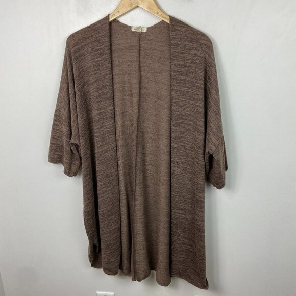 Urban Outfitters Oversized Knit Cardigan‎ Sweater Heathered Brown Size XS Boho - Picture 11 of 12